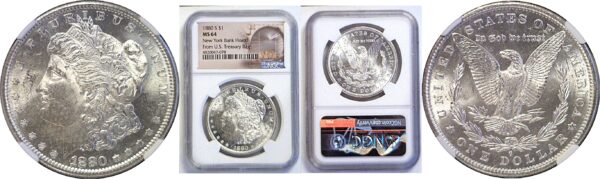 1880-S Morgan Dollar  -  NGC MS-64