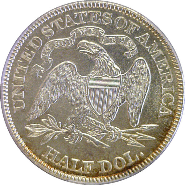 1886 Seated Liberty Half Dollar. -  PCGS MS-64 PL - Image 3