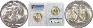 1947-D Walking Liberty Half Dollar  -  PCGS MS-66