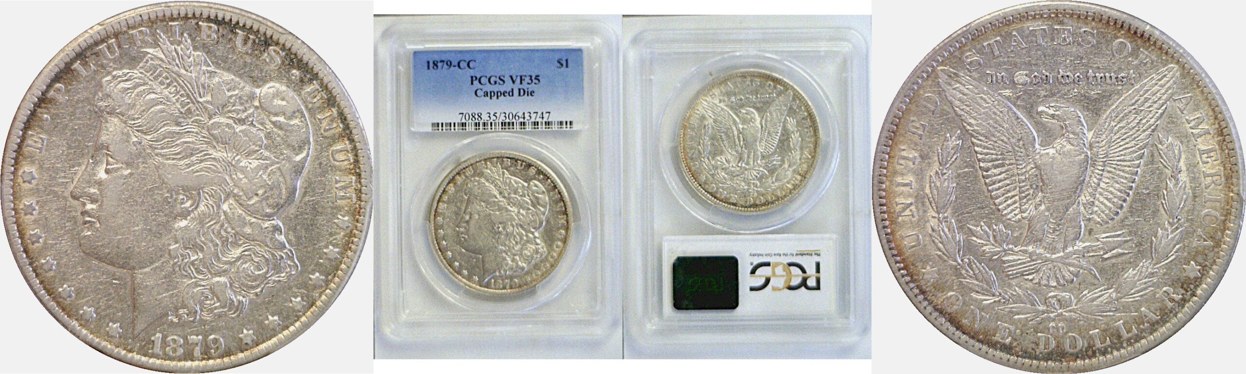 1879-CC Morgan Dollar  -  PCGS VF-35
