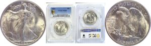 1944 Walking Liberty Half Dollar.  -  PCGS MS-66