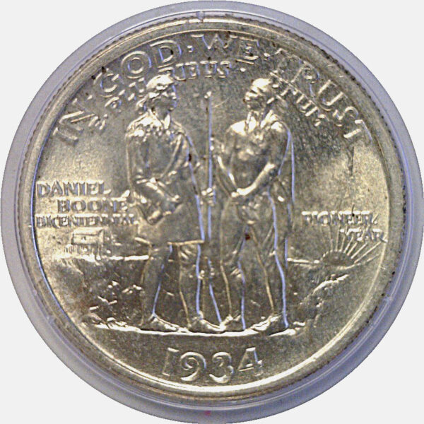1934 Boone Commemorative Half Dollar. -  PCGS MS-63 - Image 3