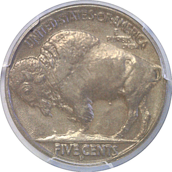 1937-D 3 Legs. Buffalo Nickel  -  PCGS AU-58  CAC - Image 3