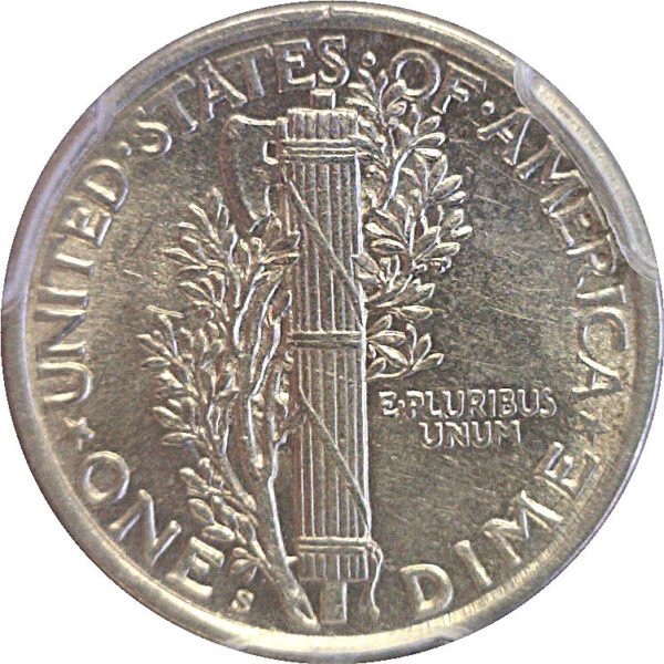 1920-S Mercury Dime. -  PCGS AU-58 - Image 3