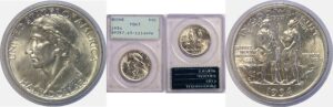 1934 Boone Commemorative Half Dollar. -  PCGS MS-63