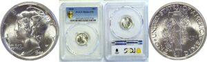 1944 Mercury Dime  -  PCGS MS-66+ FB