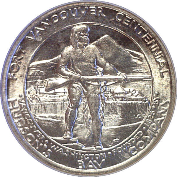1925 Ft. Vancouver Commemorative Half Dollar. -  NGC MS-62 - Image 3