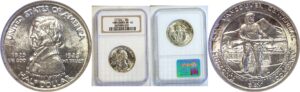 1925 Ft. Vancouver Commemorative Half Dollar. -  NGC MS-62