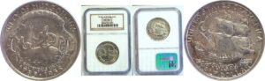 1935 Hudson Commemorative Half Dollar. -  NGC MS-66