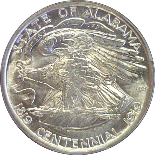 1921 Alabama Commemorative Half Dollar  -  PCGS MS-66 - Image 3