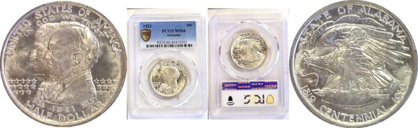 1921 Alabama Commemorative Half Dollar  -  PCGS MS-66
