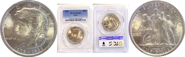 1936 Elgin Commemorative Half Dollar. -  PCGS MS-65