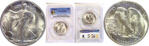 1946-D Walking Liberty Half Dollar. -  PCGS MS-66