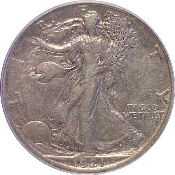 1921-S Walking Liberty Half Dollar  -  PCGS XF-40 - Image 2