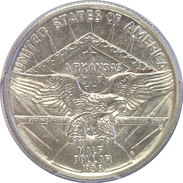 1938-S Arkansas Commemorative Half Dollar  -  PCGS MS-64 - Image 3