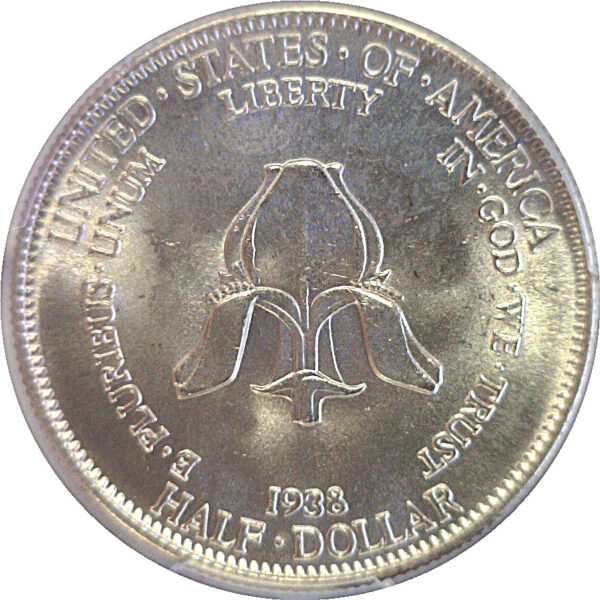 1938 New Rochelle Commemorative Half Dollar. -  PCGS MS-65 - Image 3