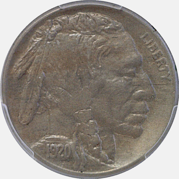 1920-S Buffalo Nickel  -  PCGS AU-58 - Image 2