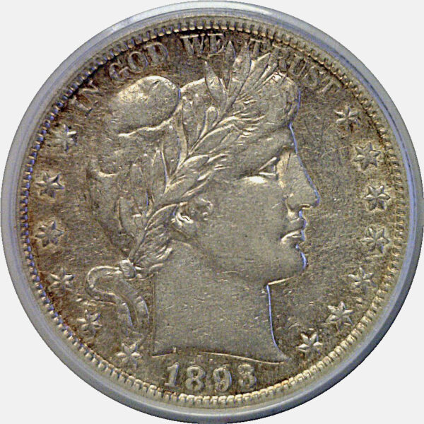 1893-S Barber Half Dollar  -  PCGS XF-40 - Image 2