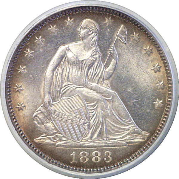 1883 Seated Liberty Half Dollar  -  PCGS MS-62 - Image 2