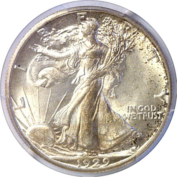 1929-D Walking Liberty Half Dollar  -  PCGS MS-64 - Image 2