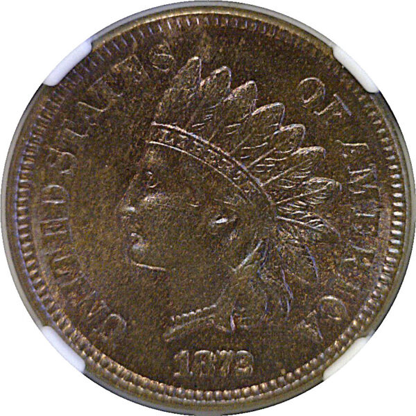 1872 Indian Head Cent   NGC MS-64 BN - Image 2