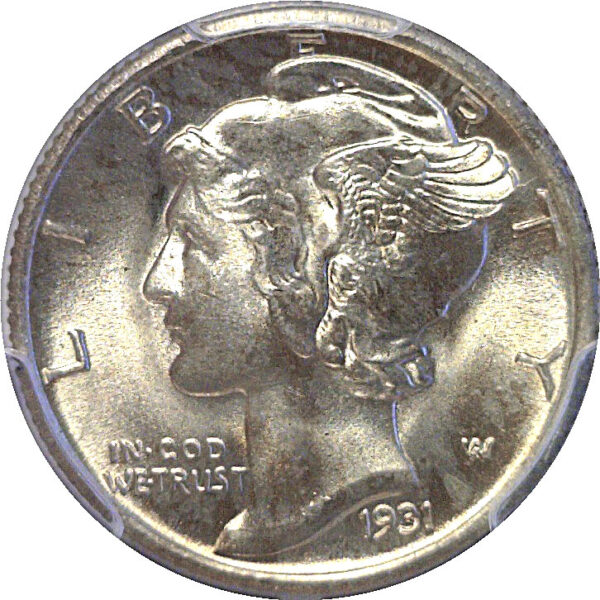 1931-S Mercury Dime  -  PCGS MS-65 - Image 2