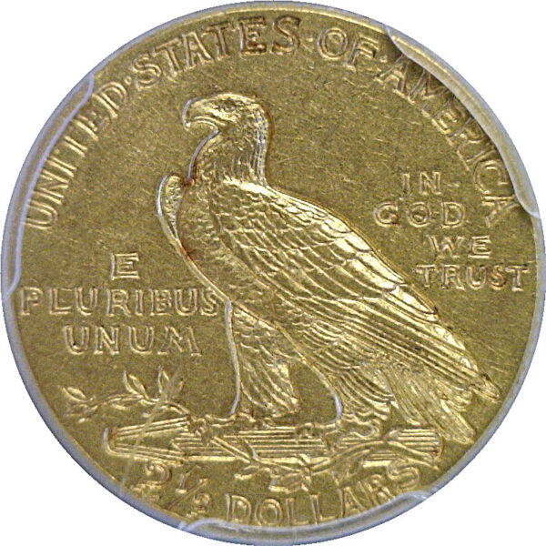 1928 $2 1/2 Indian  -  PCGS AU-58 - Image 3