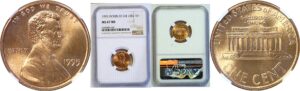 1995 Doubled Die Obverse  -  Lincoln Cent  -  NGC MS-67 RD