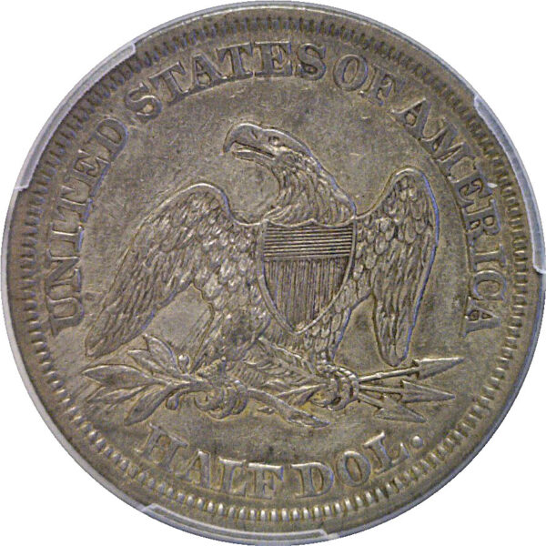 1850 Seated Liberty Half Dollar   -  PCGS XF-45 - Image 3