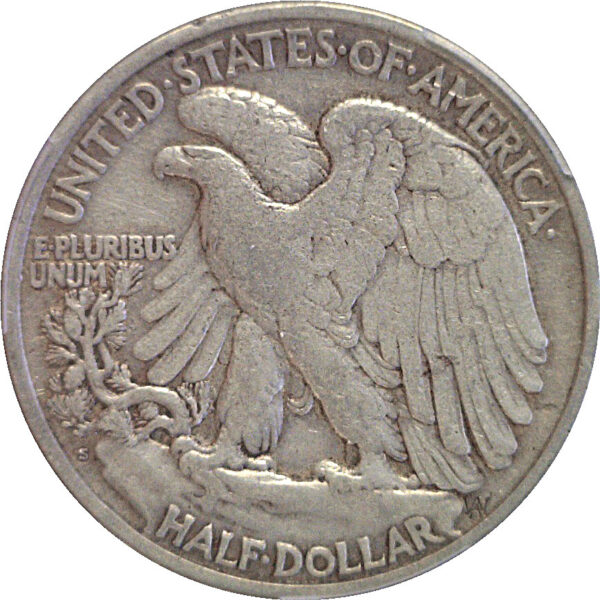 1921-S Walking Liberty Half Dollar. -  PCGS VF-35.  CAC - Image 3