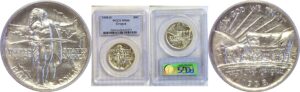 1938-D Oregon Trail Commemorative Half Dollar  -  PCGS MS-66