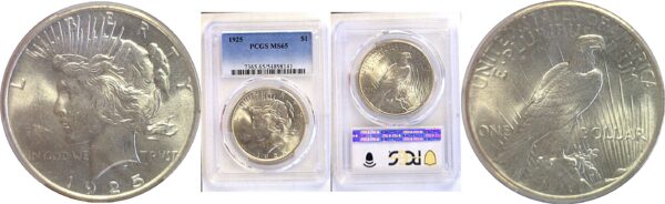 1925 Peace Dollar. -  PCGS MS-65