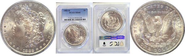 1882-O Morgan Dollar. -  PCGS MS-64