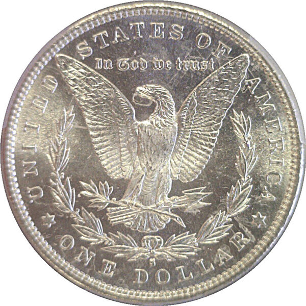1890-S Morgan Dollar  -  PCGS MS-64 - Image 3