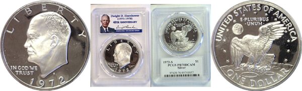 1972-S Eisenhower Dollar  -  PCGS PR-70 DCAM