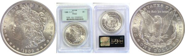 1900-O/CC Morgan Dollar. -  PCGS MS-62