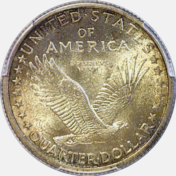 1917 T-1 Standing Liberty Quarter  -  PCGS MS-66 FH - Image 3