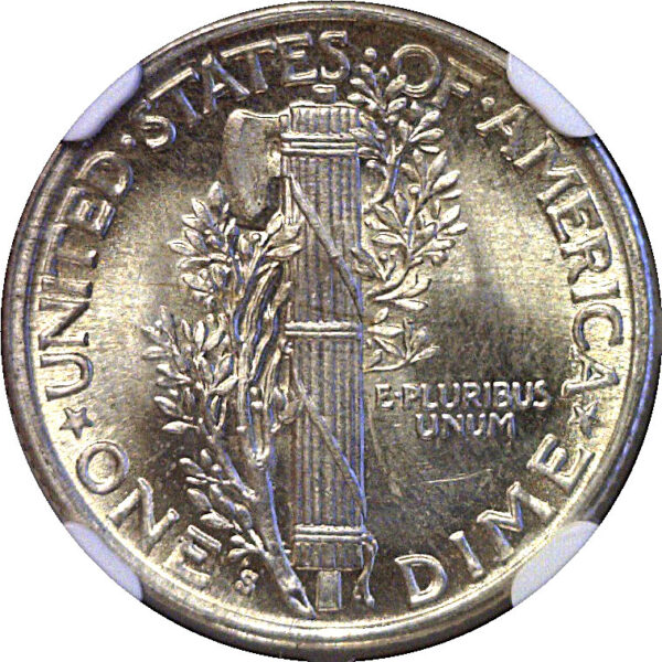 1937-S Mercury Dime    NGC MS-66 FB - Image 3