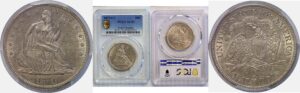 1871-CC Seated Liberty Half Dollar  -  PCGS AU-53