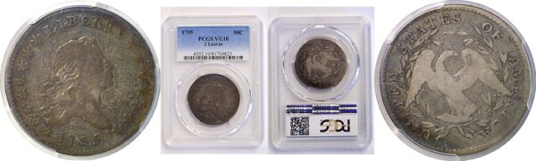 1795 Flowing Hair Half Dollar  -  PCGS VG-10