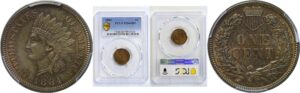 1884 Indian Head Cent   PCGS MS-64 BN