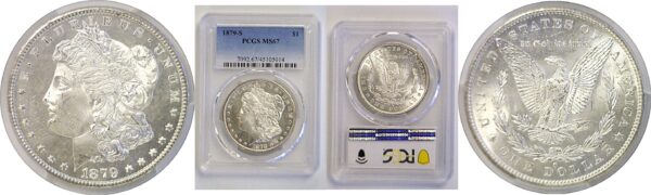 1879-S Morgan Dollar   PCGS MS-67
