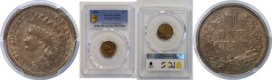 1864 Copper-Nickel  Indian Head Cent   PCGS AU-58