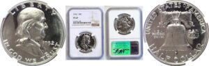 1952 Franklin Half Dollar  -  NGC PF-67