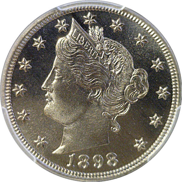 1898 Liberty Nickel  -  PCGS PR-67 CAM   CAC - Image 2