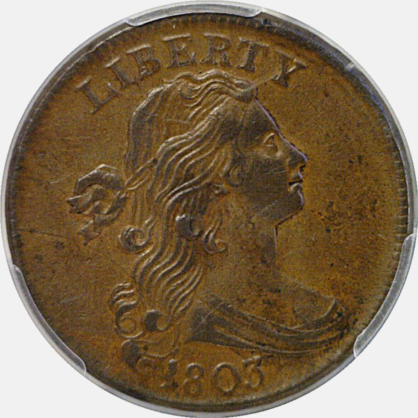 1803 Large Cent  -  PCGS AU-53 - Image 2