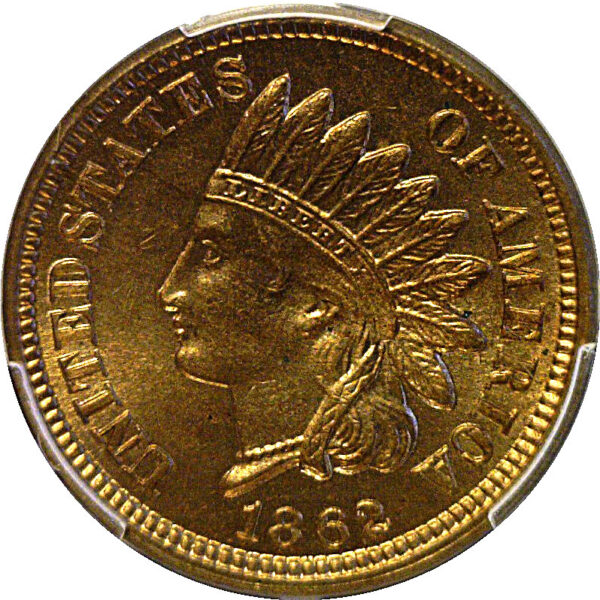 1862 Indian Head Cent    PCGS MS-66 - Image 2