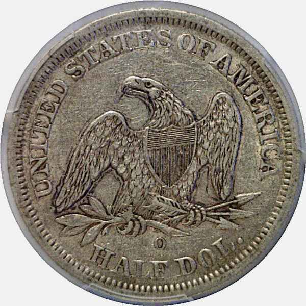 1843-O Seated Liberty Half Dollar  -  PCGS AU-50 - Image 3