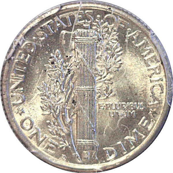1920-D Mercury Dime  -  PCGS MS-62 FB - Image 3