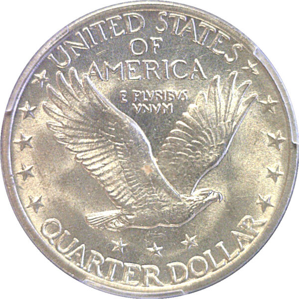 1918-S Standing Liberty Quarter  -  PCGS MS-64+ FH  CAC - Image 3